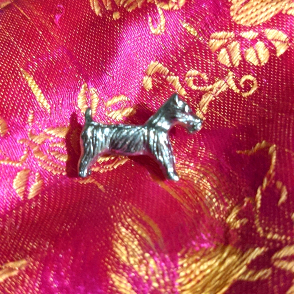 Dog pin vintage monopoly piece Toto Puppy #cutedog